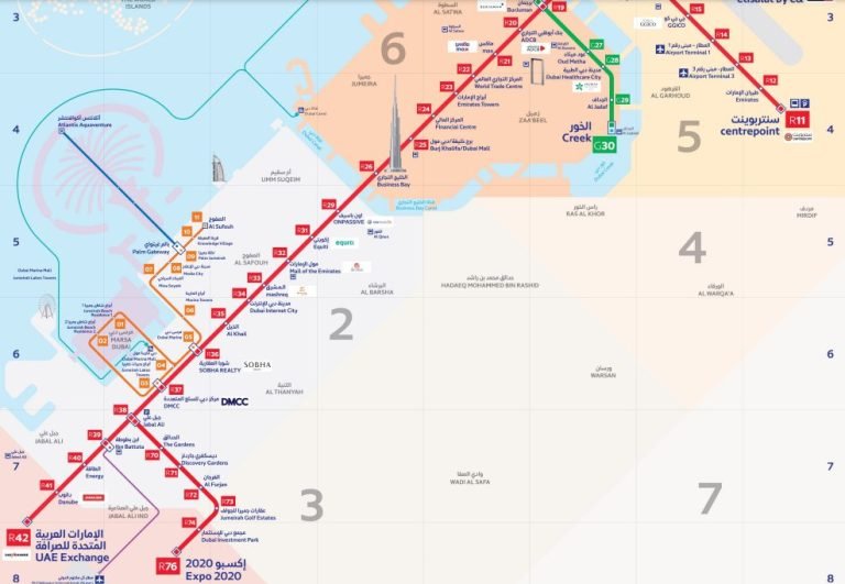 Dubai Metro Stations: How many Metro stations are in Dubai? Timing ...